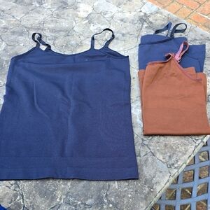 Shapermint Essentials Bundle Black, Brown, Black Tank Tops
